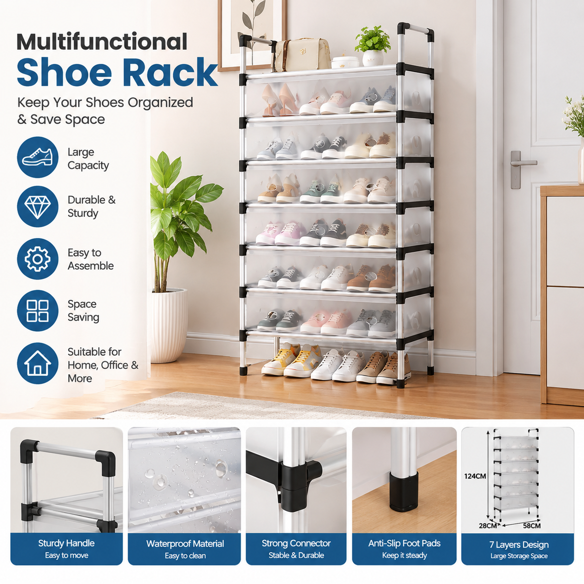 Dustproof Shoes Rack