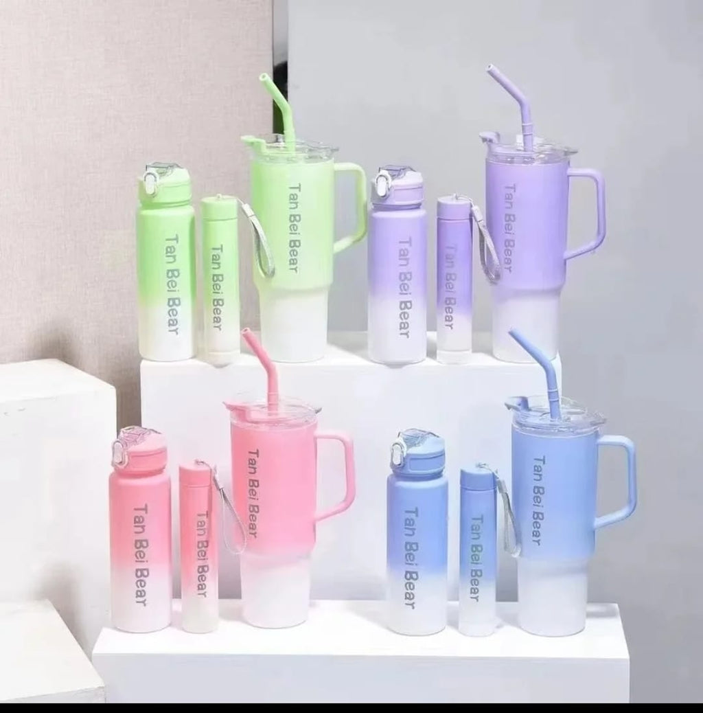 3pcs Thumbler Water Bottle