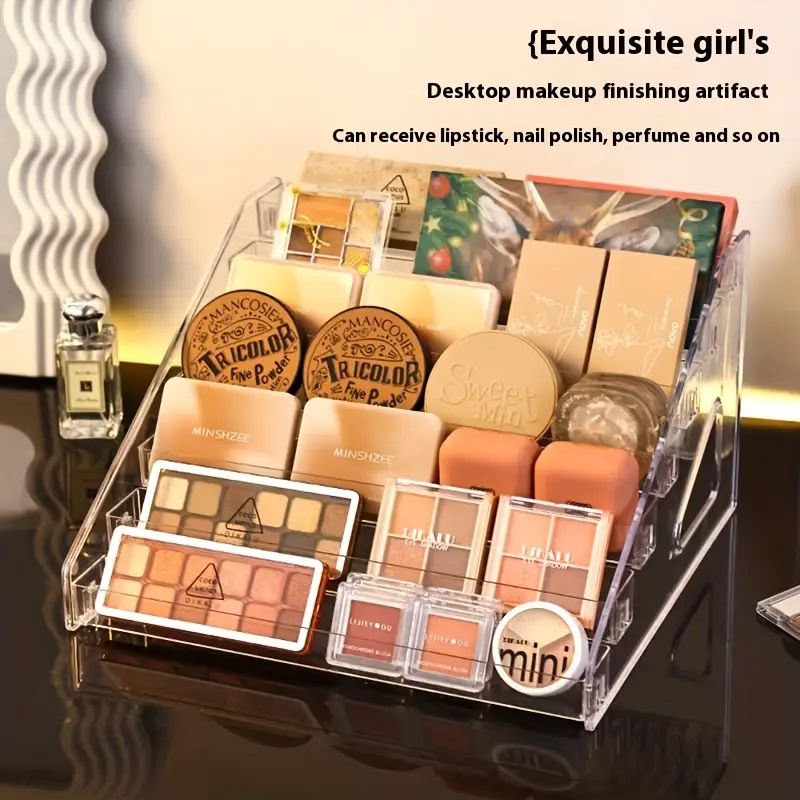 Layer Plastic Cosmetic Organizer – Makeup & Beauty Storage Box