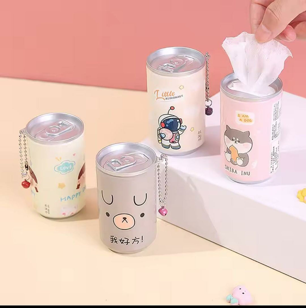 Pack of 30 Mini Portable Wipes with Can Packing