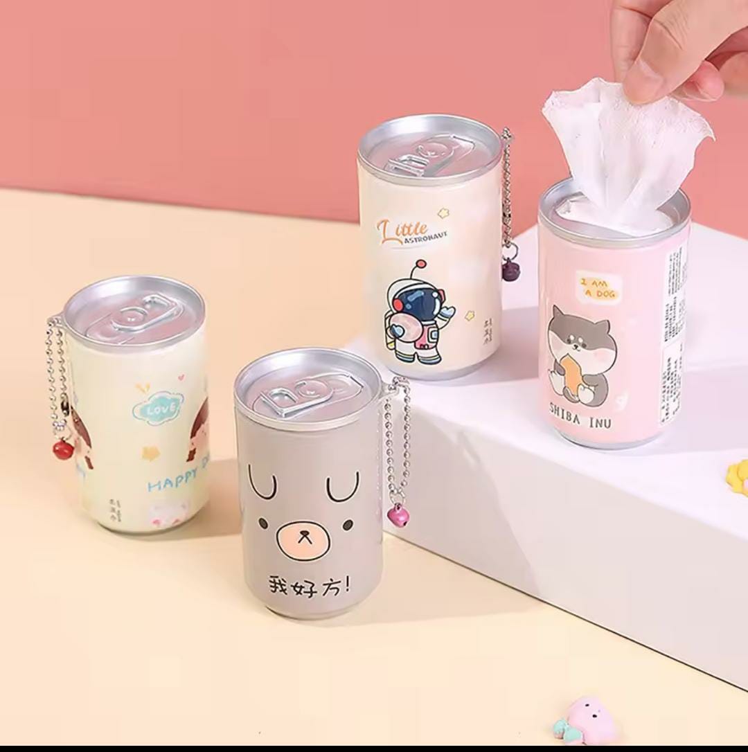 Pack of 30 Mini Portable Wipes with Can Packing