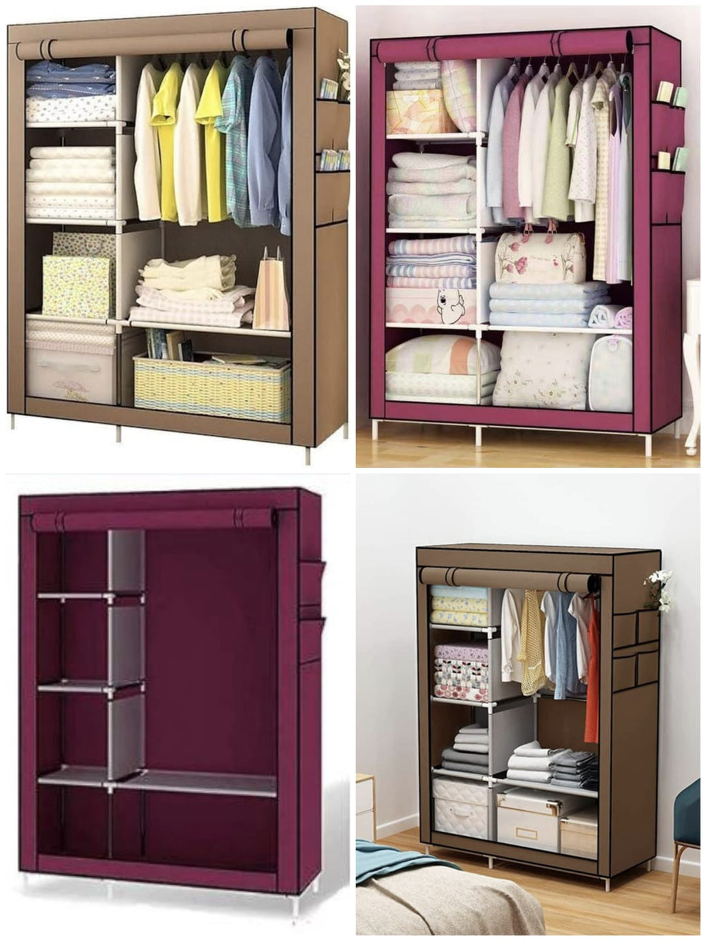 Foldable Non-Woven Clothes Wardrobe