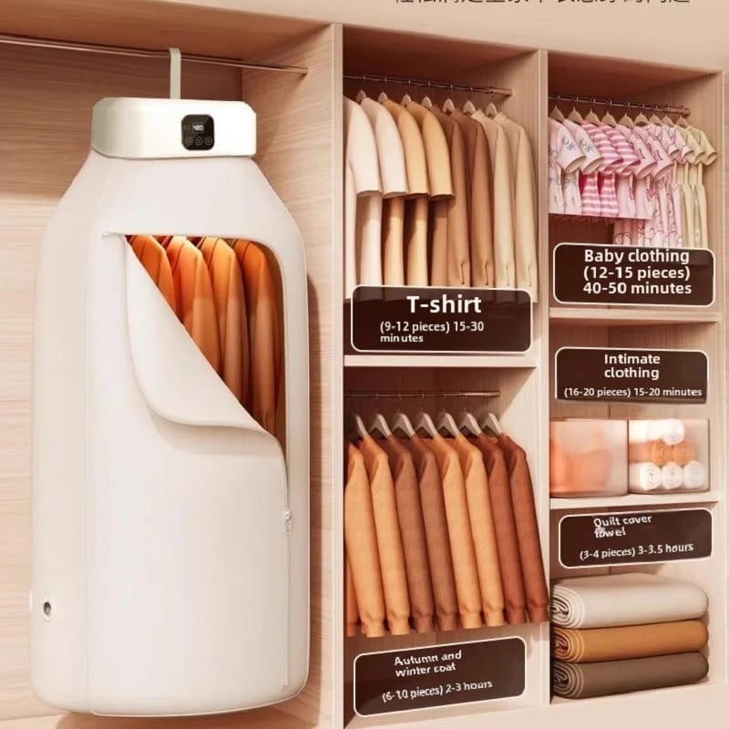 Portable Hanging Hot Air Cloth Dryer – Compact Laundry Dryer