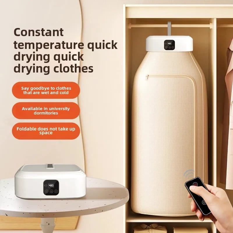 Portable Hanging Hot Air Cloth Dryer – Compact Laundry Dryer
