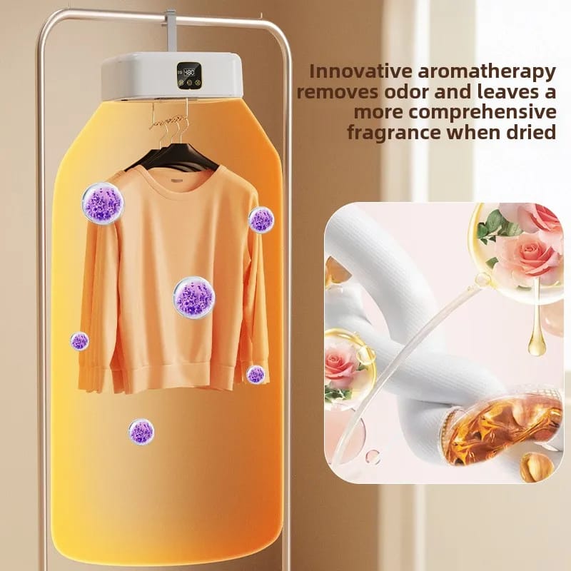 Portable Hanging Hot Air Cloth Dryer – Compact Laundry Dryer